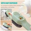 Spazzola Per Scarpe Morbida Speciale Per Lavare con dispenser sapone Bucato