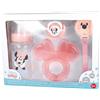 DISNEY STOR Set 4 Pezzi Disney Minnie per bambini senza BPA con biberon ciuccio