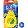 Finish 3x Finish Deodorante Lavastoviglie 60 Lavaggi Lemon