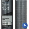 Dove 3x Dove Deodorante Spray 250 Ml. Men Invisible Dry
