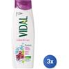 Vidal 3x Vidal Shampoo 250 Ml. Colore E Luce Secchi