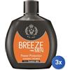 Breeze 3x Breeze Deodorante Squeeze Men 100 Ml. Power Protection