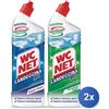 Wc Net 2x Wc Net Bagno 700 Ml. Candeggina Gel (1 PEZZO FRAGRANZA MISTA)