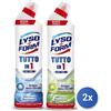 Lysoform 2x Lysoform Wc Gel 750 Ml. Tutto In 1 Misto Ocean/Lime Made In Italy (1 PEZZO