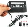 Adattatore a CASSETTA audio Jack 3,5mm cavo Aux per radio Tv Lettore CD iPod Mp3