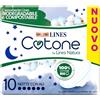 Lines Cotone Assorbenti In Cotone Ultra Notte, 10pz