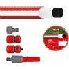 VALEX TUBO PER ACQUA RETINATO 1/2" 15MT KIT NOZZLE IRRIGAZIONE GIARDINO VALEX 1105656