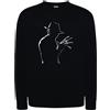 Felpa Horror Film Nightmare Cinema Nera con Cappuccio o Girocollo Freddy Krueger