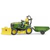 Bruder Trattore Tosaerba con Rimorchio JOHN DEERE 62104