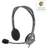 Logitech Cuffie microfono filo H SERIES H111 Stereo Headset Grey 981 000593