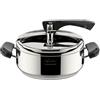 Lagostina Pentola pressione Inox (3,5Lt) con cestello LAGOFUSION CLASSICA Cromo