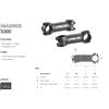 URSUS MAGNUS S300 ATTACCO MANUBRIO ALLUMINIO 6061 126GR MTB ROAD CORSA -S/M/L/XL