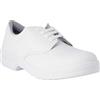 REPOSA Work - Scarpe Sanitarie Donna e Uomo in Microfibra con Suola Antishock, Scarpe Sanitarie Chiuse con Lacci - Scarpe da Lavoro Sanitario e Cucina Comode, Antiscivolo, Antistatiche e Traspiranti