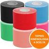 Consorzio Sanitario Kinesio Tape Nastro Kinesiologico 5 m x 5 cm Tape Muscolare Cerotto Taping Forte