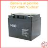 MKC Batteria CICLICA 12V 40Ah vlra AGM Carrozzina Disabili Veicoli Elettrici Cycle