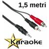 VALUELINE CAVO JACK RCA 3,5 MM COMPUTER CASSE 1,5 MT JACK 3,5 MM 2 SPINE RCA - cuffie