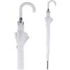 IDEA PIOGGIA srl Ombrello da Pioggia Automatico Golf Bianco Sposa Alice Gatti