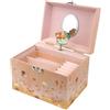 Trousselier - Grande scatola per gioielli musicale da sirena - Vanity Case per bambini - Scatola per la musica per ragazza - Cofanetto musicale Gioielli - Musica Menuet de Mozart - Regalo di