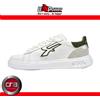 U-power Scarpa U Power Lifestyle Pelle Bianca/Verde Upower Urban SNAKE