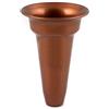 Home Vaso Cimitero per loculo Ram Plastica N.4 Cm 17 Rame Home