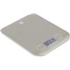 Lily Cook Cook Concept KU6610 - Bilancia da cucina elettronica digitale, rettangolare, 5 kg, in acciaio inox, colore: grigio H1,8 x 14 x 18 cm