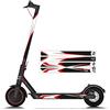 Stylish Scooters Vinile per Scooter Elettrico Racing Riflettente 4pz,per Xiaomi M365 Pro,Accessori Xiaomi M365,Accessori Xiaomi M365 Adesivi