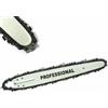 MP12 LAMA CARVING PER MOTOSEGA 25 CM BARRA E CATENA 41 maglie 3/8'' 1.3mm 050'' 07033