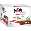 Kimbo KOSE' 50 Cialde DECISO Espresso Napoletano Bar Kimbo 50 pz Cialda gusto Forte