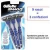 Gillette 9 rasoi usa e getta MACH3 GILLETTE (3 confezioni da 3 pz)