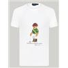 Ralph Lauren uomo t-shirt maglietta con polo bear orsetto