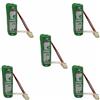Saft 5 BATTERIE PILA LITIO SAFT LS14500 3,6V 2,6Ah COMPATIBILE ALLARMI TECNOALARM
