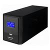 TECNO RVT UPS 800 VA 2 prese sciuko 400 W con Display per TV Computer Monitor TVCC