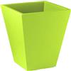 Veca VASO fioriera SINGLE moderno QUADRATO in RESINA 35 cm VARI COLORI FOTO REALE