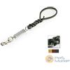 NUOVA CUOIO Pets GUINZAGLIO IN CUOIO PER CANE IN TRIPLA TRECCIA CON MOLLA D. 500 mm EUROCUOI