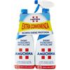 AMUCHINA Bagno Igienizzante Anticalcare Spray 750 ml + Ricarica da 750 ml