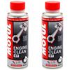Motul Engine Clean Moto 4T Additivo Pulitore Lavaggio Interno Motore 2 x200ml