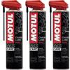 Standard Motul C2 Chain Lube Road Grasso Spray Catena per Moto Strada Kart 3 x 400ml