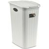 Stefanplast Porta biancheria Plastica (36Lt) ELEGANCE Bianco 30500