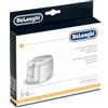 DeLonghi DE LONGHI Kit 3 Filtri ai Carboni + 6 Filtri Carta per Friggitrice F28211 F28311