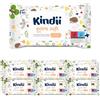 Kindii Salviette Umidificate Extra Soft Aloe - (12x60 Pz) Salviette - Protettive, Idratanti, Rigeneranti, Allantoina, Emollienti, Estratto Aloe - Ph Neutro - 720 Pz
