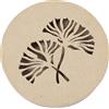 Décopatch BT076C - Scatola Vegetazione rotonda da decorare in cartapesta Marrone - Scatola Singola - Contenitore- 15x15x3 cm