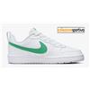 Nike SCARPE NIKE COURT BOROUGH LOW RECRAFT (GS) - DV5456-109 col. bianco/verde