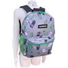 Minecraft Zaino Scuola Elementare Media Campeggio Ragazzo Grande 40x30x20cm