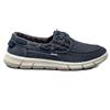 Jeep JM31021A-016 mocassino in tessuto blu uomo PE24