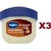 Vaseline 3PZ VASELINE LIP THERAPY COCOA BUTTER BALSAMO LABBRA 7gr BURRO DI CACO BALM