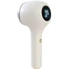 Zika Store Levapelucchi Elettrico Schermo LCD 5W Ricarica USB Portatile 3 Velocità Bianco