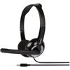 Hamlet Cuffie microfono filo Smart Headset Black e Silver HHEADMJJ