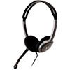V7 Cuffie microfono filo Lighter Black e Silver HA212 2EP