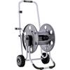 Claber Metal 60, carrello avvolgitubo manuale da giardino in metallo