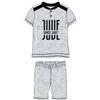 JUVENTUS Pigiama da bambino Juventus JU16057 estivo grigio